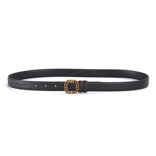 Thắt lưng nữ, dây nịt, dây lưng thời trang nữ, bản 2.3cm,da PU, khóa bấm độc đáo kim loại W97