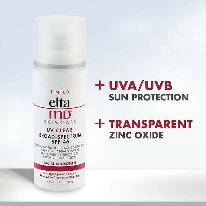 Kem Chống Nắng Elta Md Spf 46 Uv Clear Broadspectrum 48G Chứa Niacinamide Cho Da Mụn, Da Tăng Sắc Tố (Skincare)