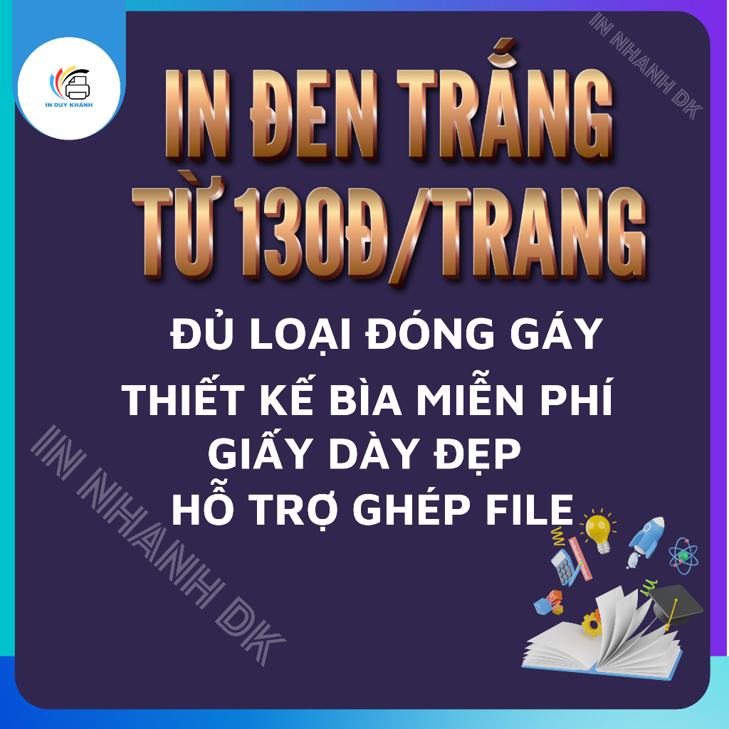 ln tài liệu đen trắng theo yêu cầu