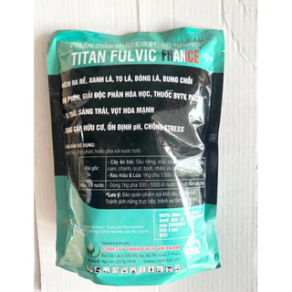 Titan fulvic France 1 kg Kích rễ , xanh lá, to lá, bóng lá, bung chồi, To trái, Sáng Trái, vọt hoa mạnh