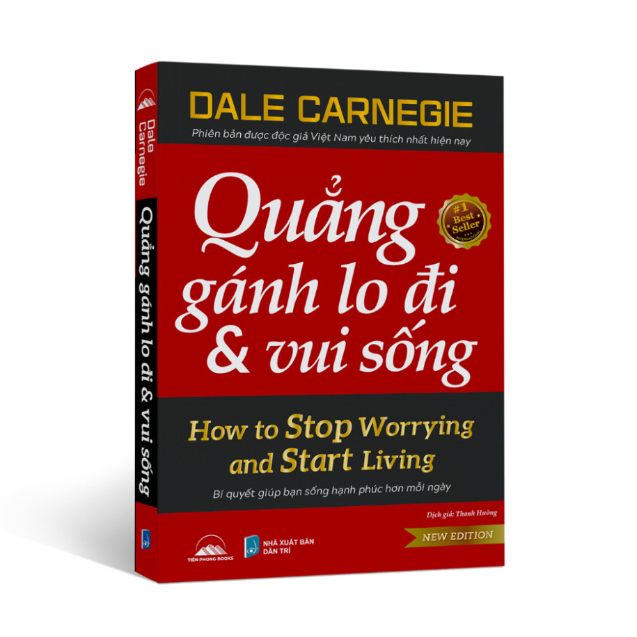 Sách - Quẳng Gánh Lo Đi & Vui Sống - Bìa Đỏ