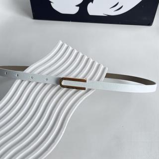 Dây nịt, dây lưng thời trang nữ, thắt lưng váy đầm, da thật bản nhỏ 1.3cm, khóa bấm kim loại W99