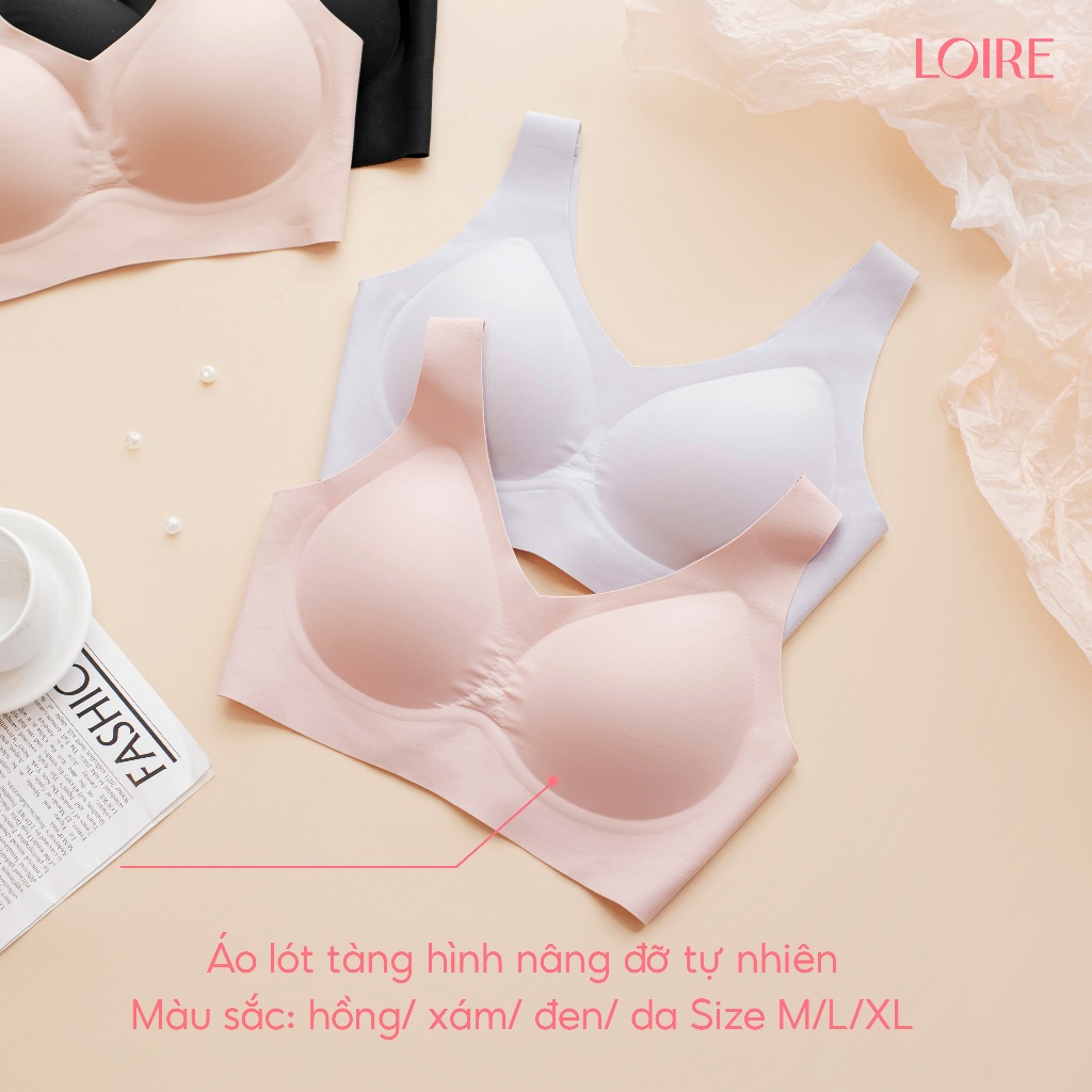 Áo Lót Tàng Hình Không Gọng Đệm 0.5cm Ôm Sát Loirechic BRFC179