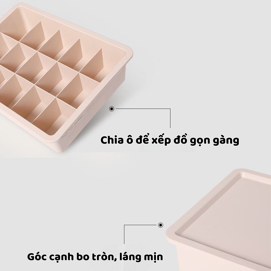 Hộp Đựng Đồ Lót, Áo Lót Có Nắp Chia Ngăn Nhiều Màu Enoda Home P008