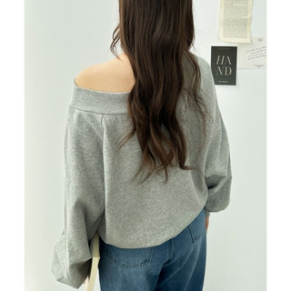 Áo kiểu nữ, ao sweater trễ vai croptop khoét vai phong cách sexy cá tính - DTB SSL