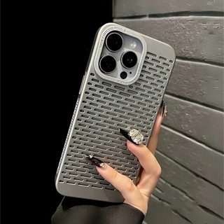 Ốp Lưng iPhone Tản Nhiệt Vỏ Lưới Chống Rơi Chống Sốc, Bảo Vệ Camera - iP 7/8/X/XS/11/12/13/14/15/16/17/Plus/Pro/Max/Air