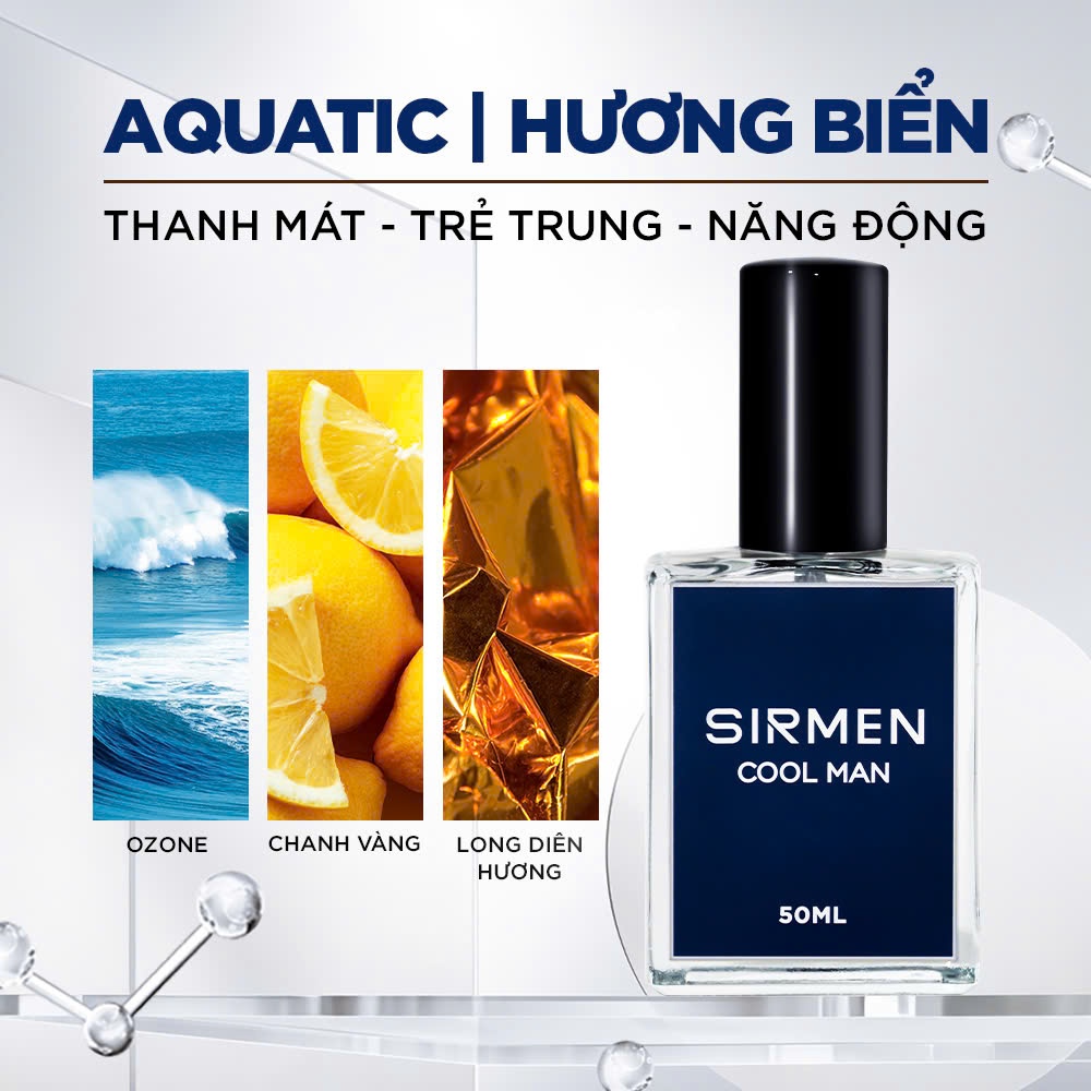 Ảnh Nước hoa nam SIRMEN Eau de Parfum Châu Âu Europe Gentlemen cao cấp sang trọng 4