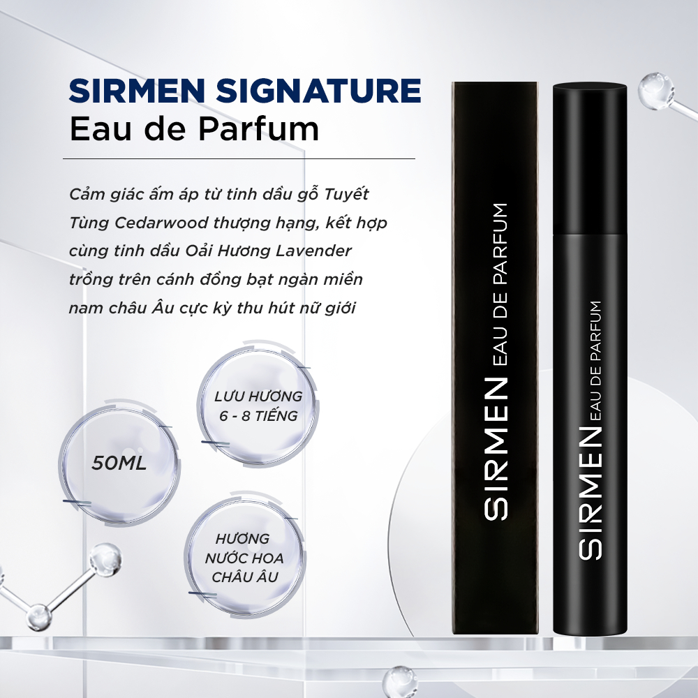 Ảnh Nước hoa nam SIRMEN Signature Eau de Parfum Châu Âu Europe Gentlemen cao cấp 2