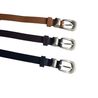 Thắt lưng,dây nịt nữ, dây lưng thời trang nữ, bản 1.8cm,da PU, khóa kim loại cài W100