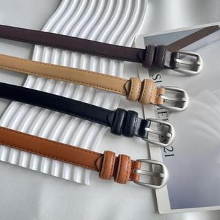Thắt lưng nữ, dây nịt, dây lưng thời trang nữ, bản 1.8cm,da PU, khóa kim loại cài W101