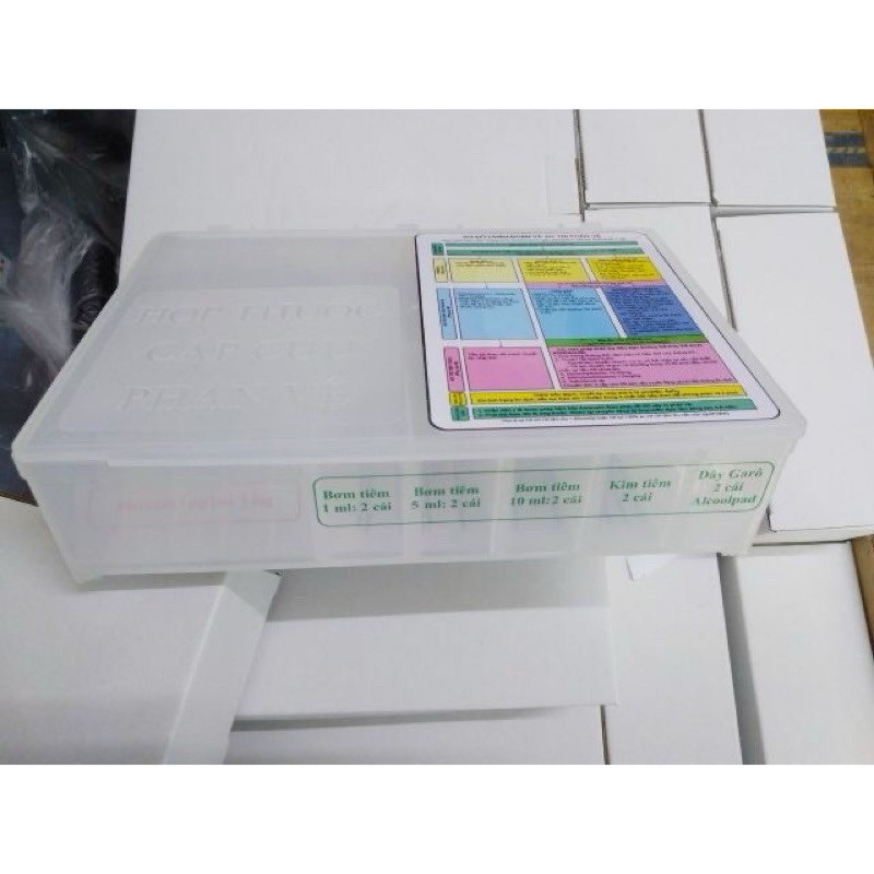 Hộp chống sốc .Hộp nhựa cấp cứu , dụng cụ hổ trợ bệnh nhân.