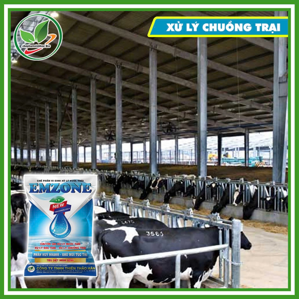 Men vi sinh EMZONE Chuyên xử lý nước thải, rác thải gói 1Kg