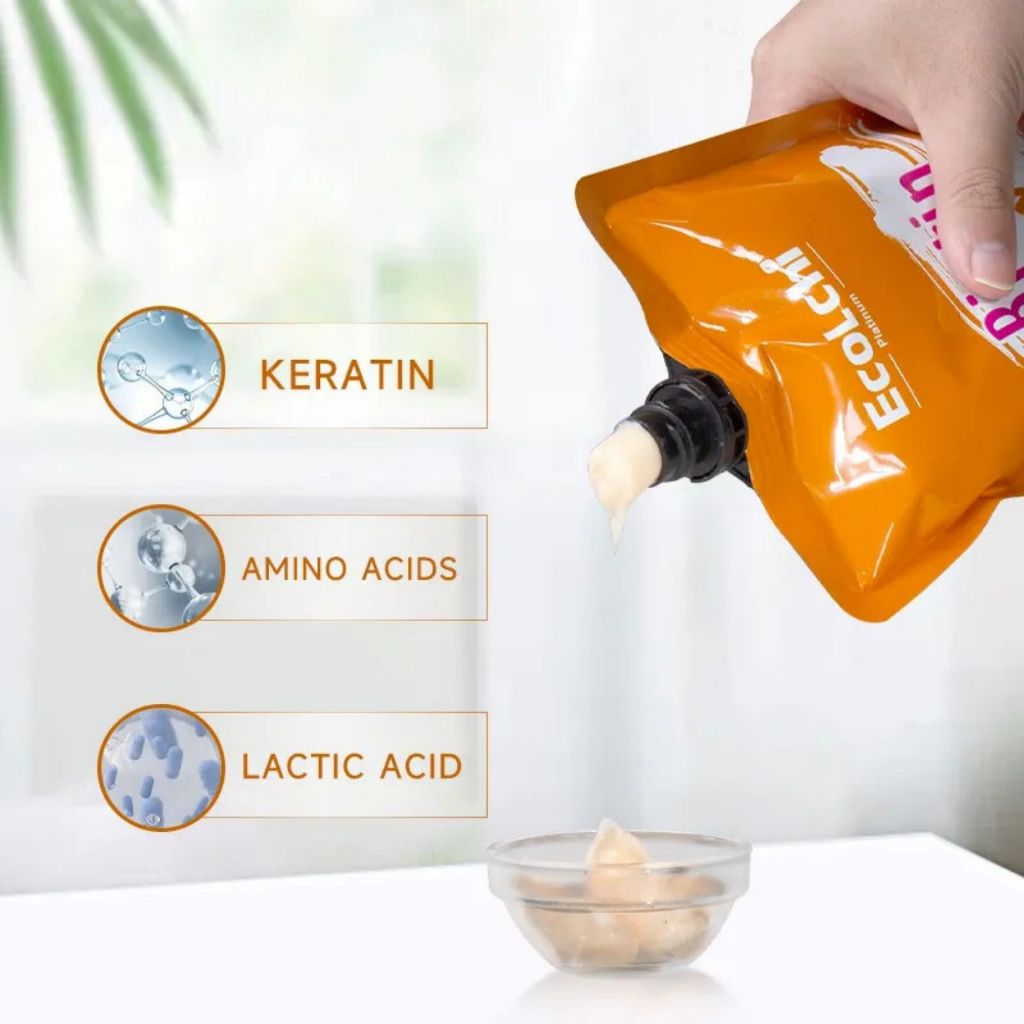 Kem Ủ Tóc ECOLCHI Keratin Biotin Oplex | Dưỡng Tóc Mềm Mượt, Hỗ Trợ Phục Hồi Tóc Khô Xơ.