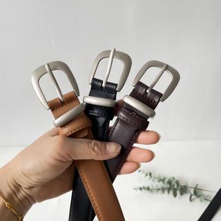 Thắt lưng nữ, dây nịt nữ, dây lưng thời trang nữ, bản 2.8cm,da PU, khóa kim loại cài W103