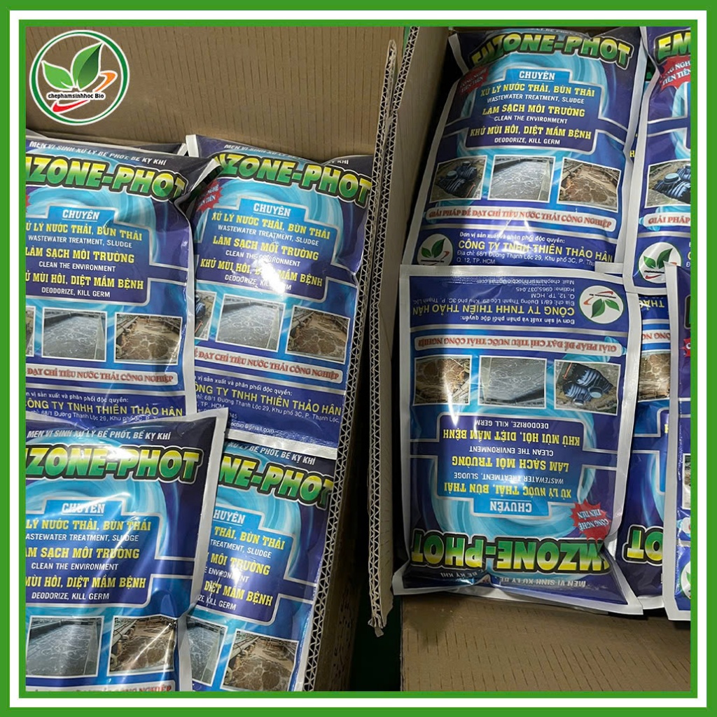 Men vi sinh EMZONE.PHOT. Xử lý bể phốt, bể kỵ khí. GÓI 1KG