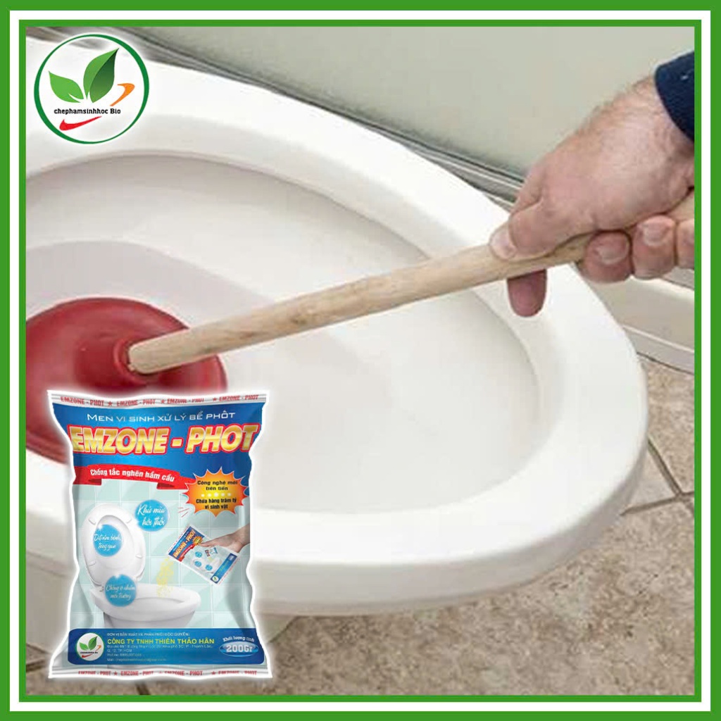 Men vi sinh EMZONE-PHOT Xử lý bể phốt, bể kỵ khí gói 200gr