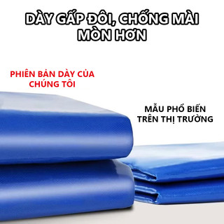 OOKAS  [Loại Dày] Bạt  che mưa Che Nắng Bạt che mưa nắng may viền đóng khoen