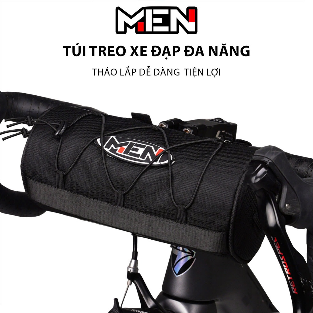 Túi treo xe đạp có dây khóa kéo kháng nước M.E.N.S4 ,ống tay cao cấp Men.X7 Logo phản quang đi đêm [GIÁ CẠNH TRANH]