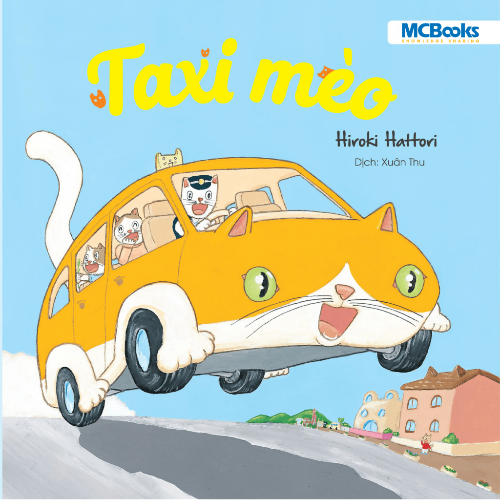 Sách Ehon - Phát triển tư duy toàn diện cho bé - Ehon Taxi mèo – Nhà vệ sinh tên lửa -Tớ là máy bay - Finybooks