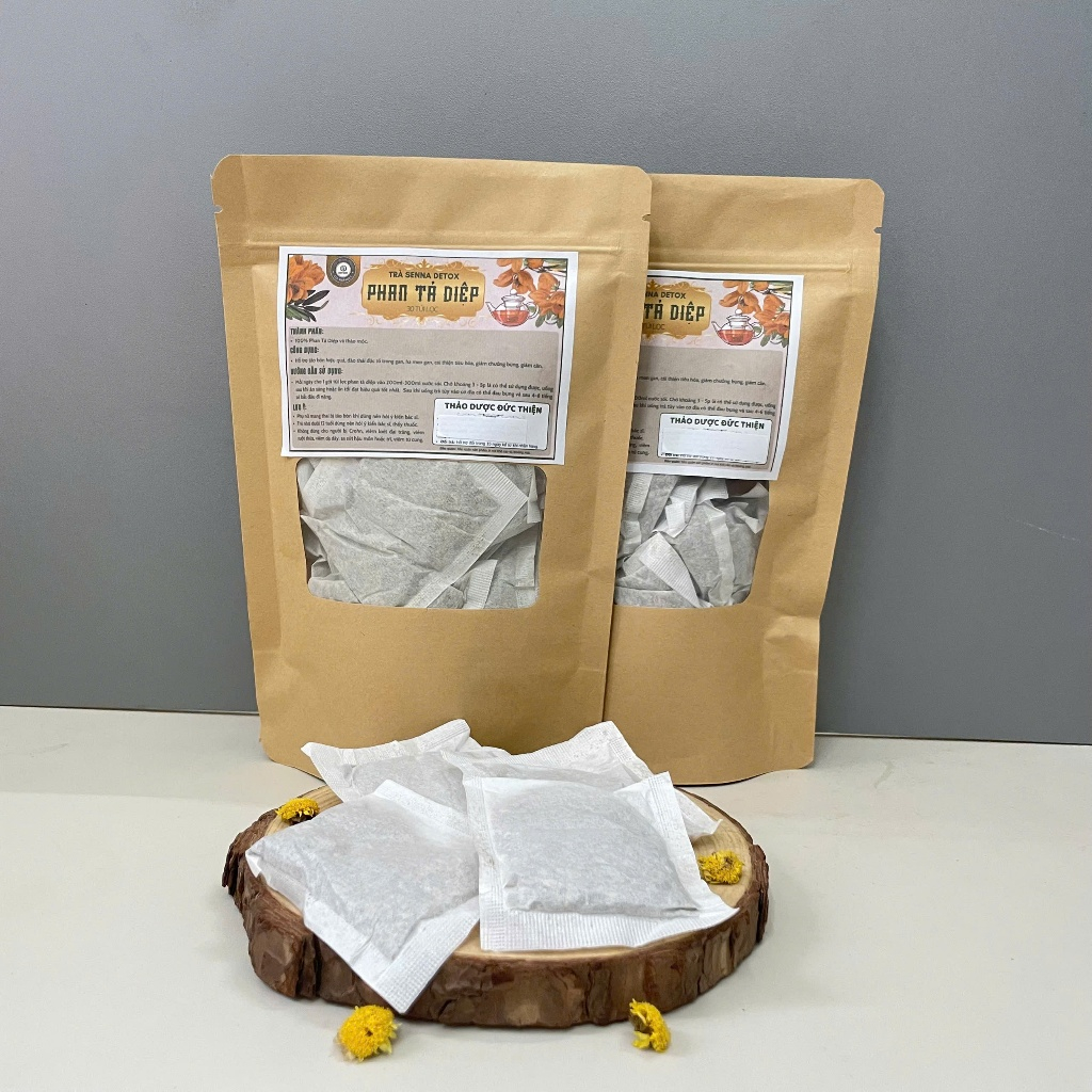 Trà Túi Lọc Phan Tả Diệp Đức Thiện (Set 30 Túi Lọc)- Hỗ Trợ Táo Bón, Nhuận Tràng Giảm Cân, Giữ Dáng