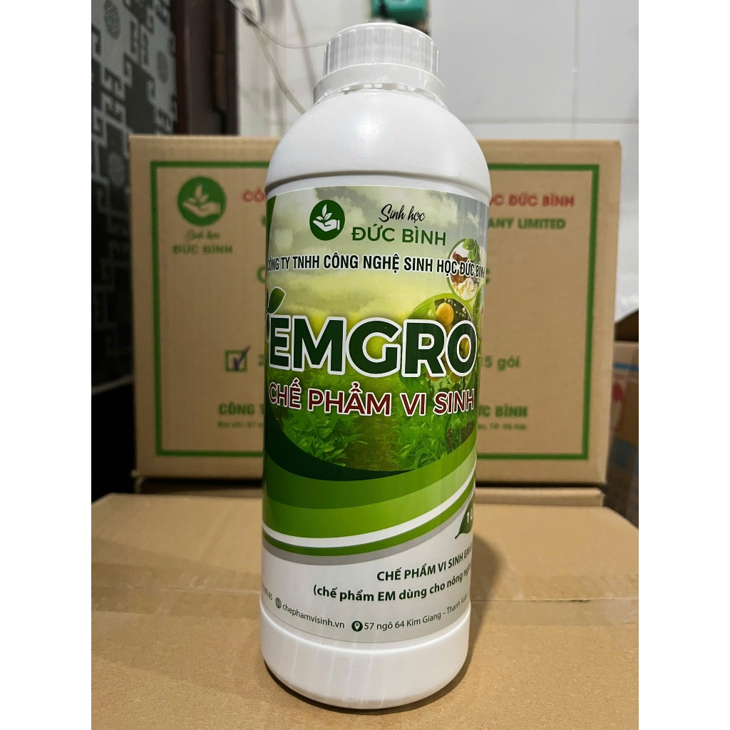 Chế Phẩm EM gốc - EMGRO Sản Xuất Ra Chế Phẩm EM Thứ Cấp (Chai 1L ...