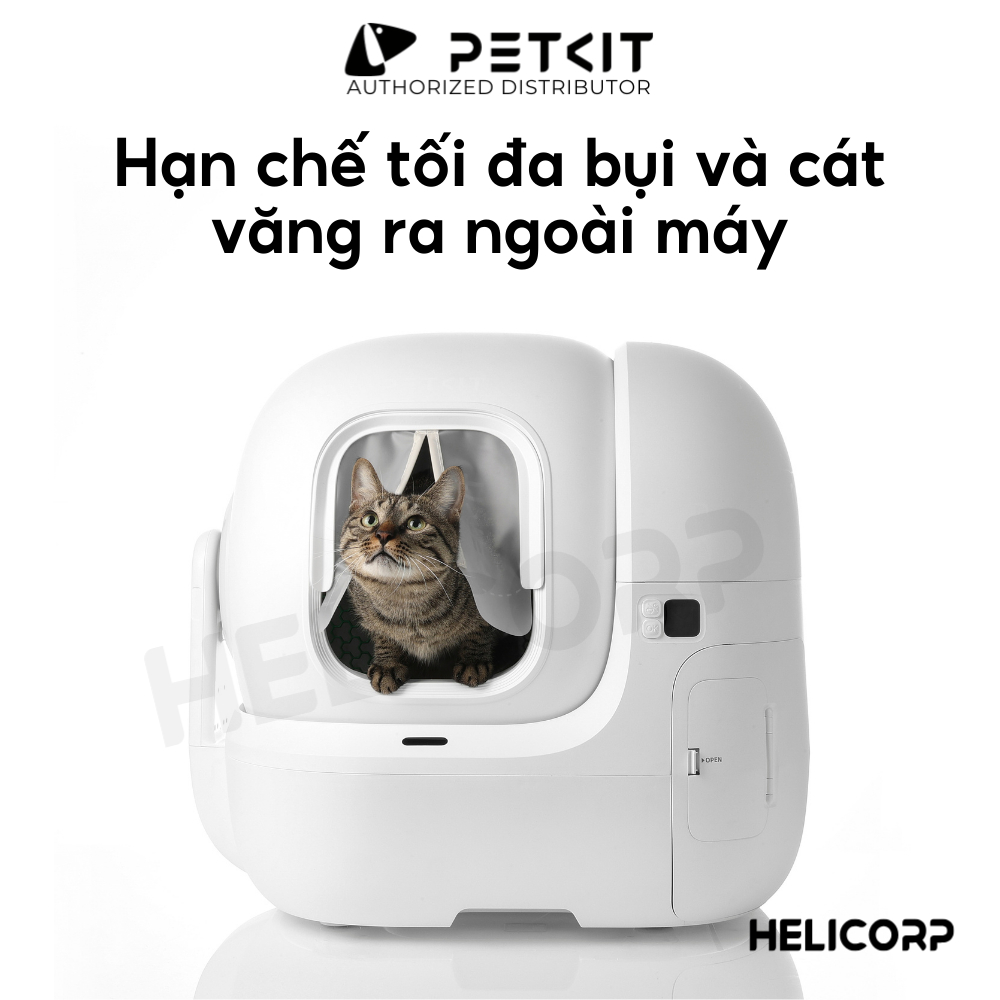 Rèm Che Lối Vào Petkit Mới - Giảm Bụi, Chống Văng Cát, Dùng Cho Máy Dọn Vệ Sinh Tự Động