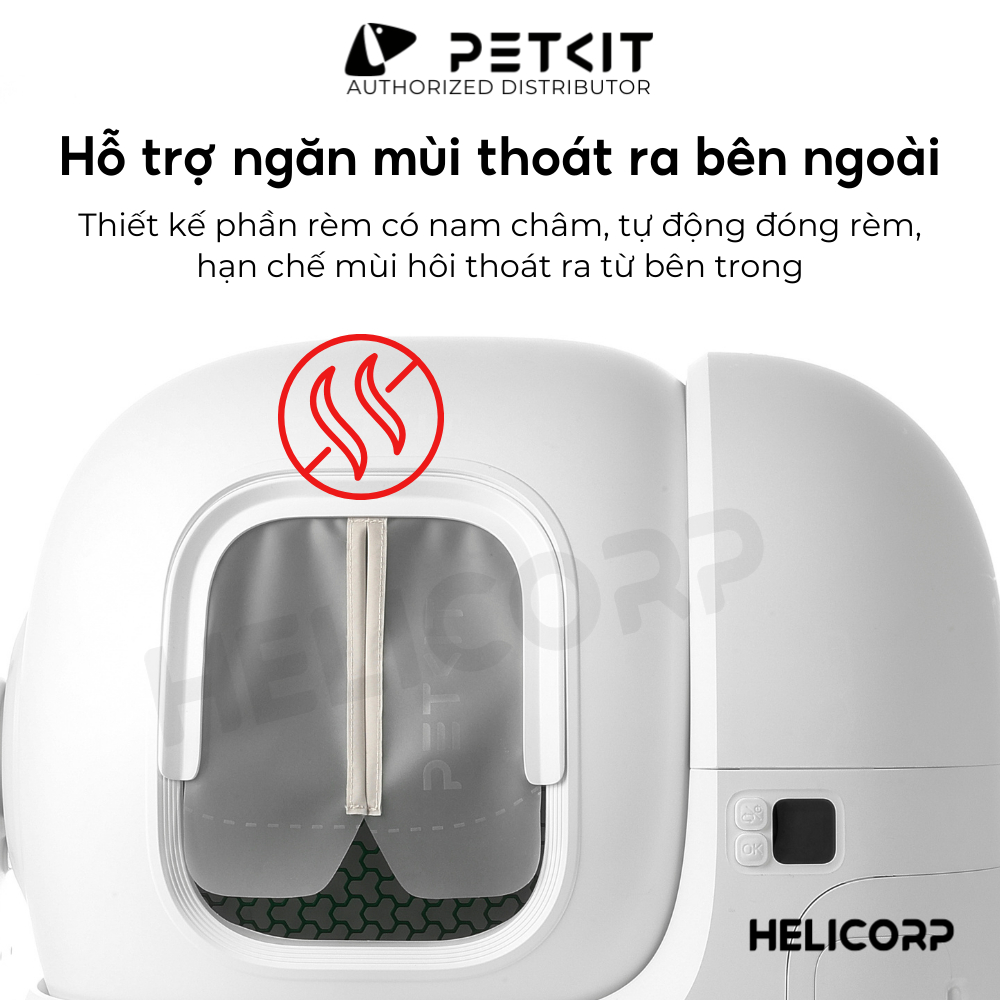 Rèm Che Lối Vào Petkit Mới - Giảm Bụi, Chống Văng Cát, Dùng Cho Máy Dọn Vệ Sinh Tự Động