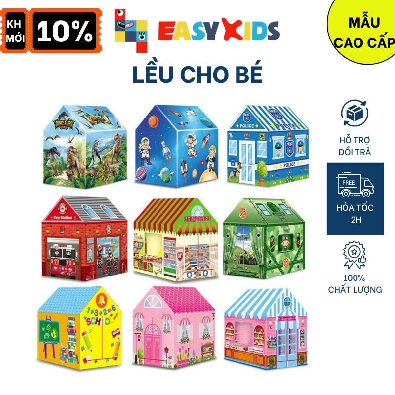 Nhà bóng trẻ em cực đẹp, nhà bóng, lều công chúa, cảnh sát, cứu hỏa, siêu thị, khủng long