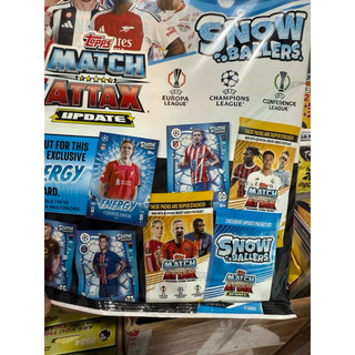 [Update Multipack #3 ]Túi Thẻ Cầu Thủ Match Attax Update Mega Multipack 3 Snow Ballers Mùa 2024/25 24/25 (41 Thẻ)