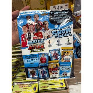 [Update Multipack #3 ]Túi Thẻ Cầu Thủ Match Attax Update Mega Multipack 3 Snow Ballers Mùa 2024/25 24/25 (41 Thẻ)