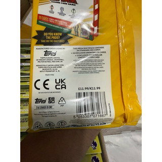 [Update Multipack #3 ]Túi Thẻ Cầu Thủ Match Attax Update Mega Multipack 3 Snow Ballers Mùa 2024/25 24/25 (41 Thẻ)