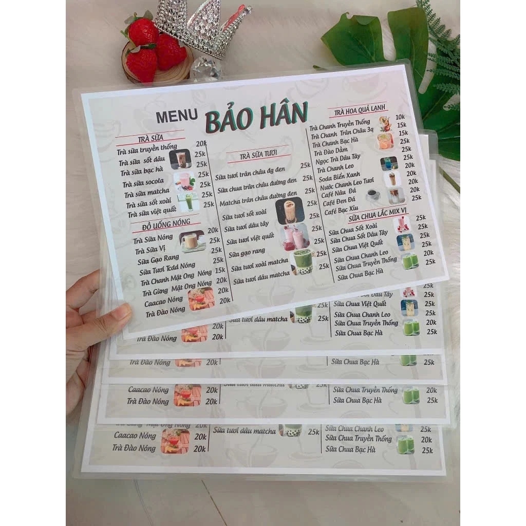 In Menu Ép Nhựa khổ giấy A3, A4, A5, A6 | Shopee Việt Nam