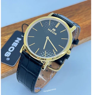 Đồng Hồ Nam Chính Hãng NEOS – Chạy Máy Nhật Mỏng 2 Kim, Chống Nước, Chống Xước Tốt
