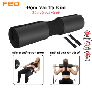 Đệm Lót Tạ Mút Xốp Bảo Vệ Vai, Đệm Thanh Đòn Tạ Hỗ Trợ Tập Squat , Hip Trust , Gánh Tạ