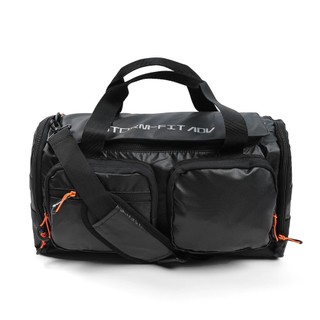 Túi trống thể thao Leather Black Color Unisex, Túi thể thao đựng đồ tập gym nam nữ có nhiều ngăn chống nước cao cấp