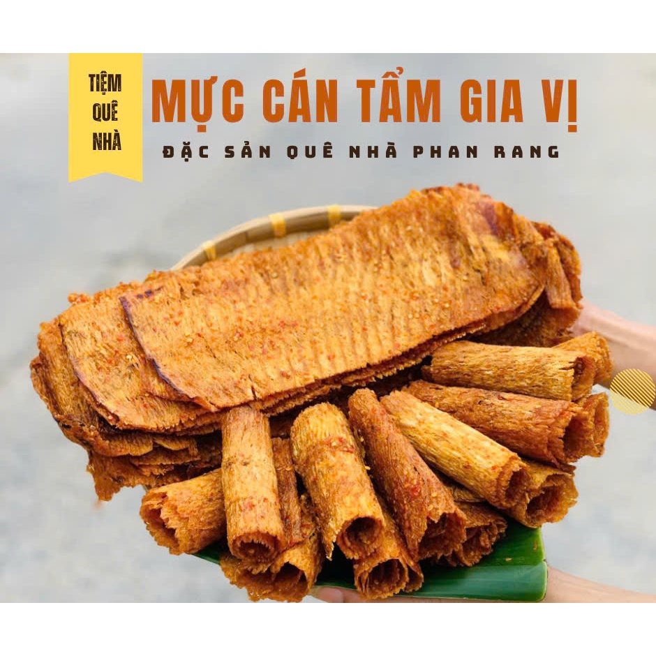 Mực Cán Tẩm Gia Vị Cay Đặc Sản Phan Rang Hàng loại 1 Nguyên Con Đậm Đà ...