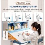Bàn học sinh Lumili E10 có giá sách chống gù chống cận, bàn học chống gù cho trẻ em từ 3 đến 15 tuổi — ảnh 5