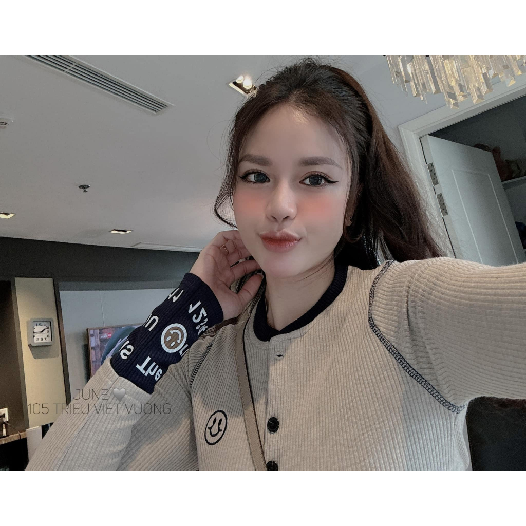 đồ bộ nữ,set đồ nữ mùa đông áo dài tay cổ tròn chất thun tăm cúc ngực mix quần kẻ caro Dona Hcom3717