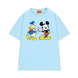 Áo Thun NGỐ TEE Hoạt Hình Disney Đôi Bạn Thân Vịt Donald và Chuột Mickey Form Rộng Thoải Mái