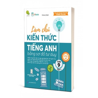 Sách - Làm Chủ Kiến Thức Tiếng Anh Bằng Sơ Đồ Tư Duy – Lớp 9 Tập 1
