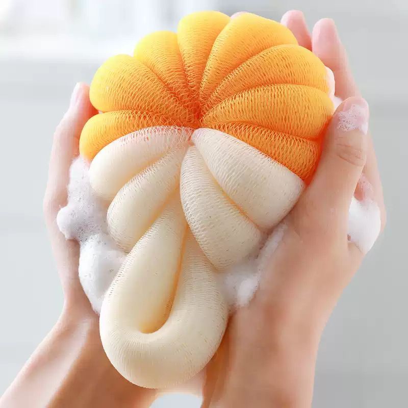 Bông Tắm Tròn Cao Cấp Nhiều Màu - Siêu Tạo Bọt Kì Cọ Tẩy Da Chết, Bông Tắm Dai, Mềm, Mịn