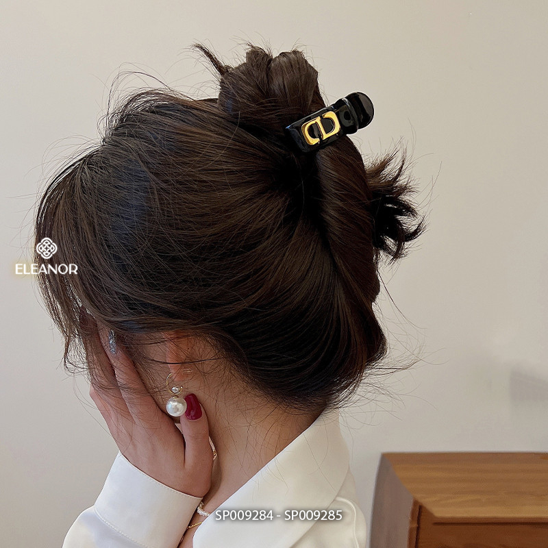 Kẹp tóc nữ Eleanor Accessories hình hoa ngọc trai nhân tạo kẹp càng cua phụ kiện tóc 9284