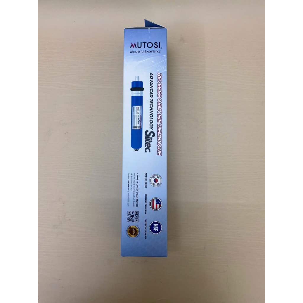 Lõi Lọc Nước Số 4 Màng RO Mutosi Loại 75GPD Giúp Loại Bỏ Đến 99.99% Vi Khuẩn Và Các Chất Rắn Hòa Tan Trong Nước...