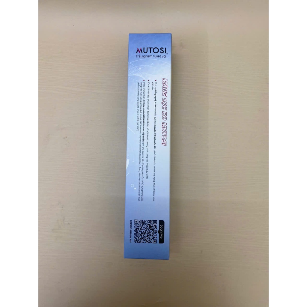 Lõi Lọc Nước Số 4 Màng RO Mutosi Loại 75GPD Giúp Loại Bỏ Đến 99.99% Vi Khuẩn Và Các Chất Rắn Hòa Tan Trong Nước...