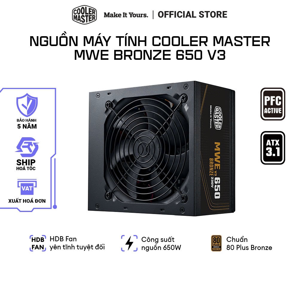 Câble D'alimentation MWE Bronze 650 V3 230V A/EU - Pour Alimentation PC Ou Périphérique