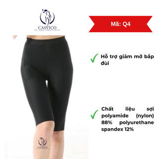 Quần định hình đùi sau hút mỡ, tập gym ngang gối Q4