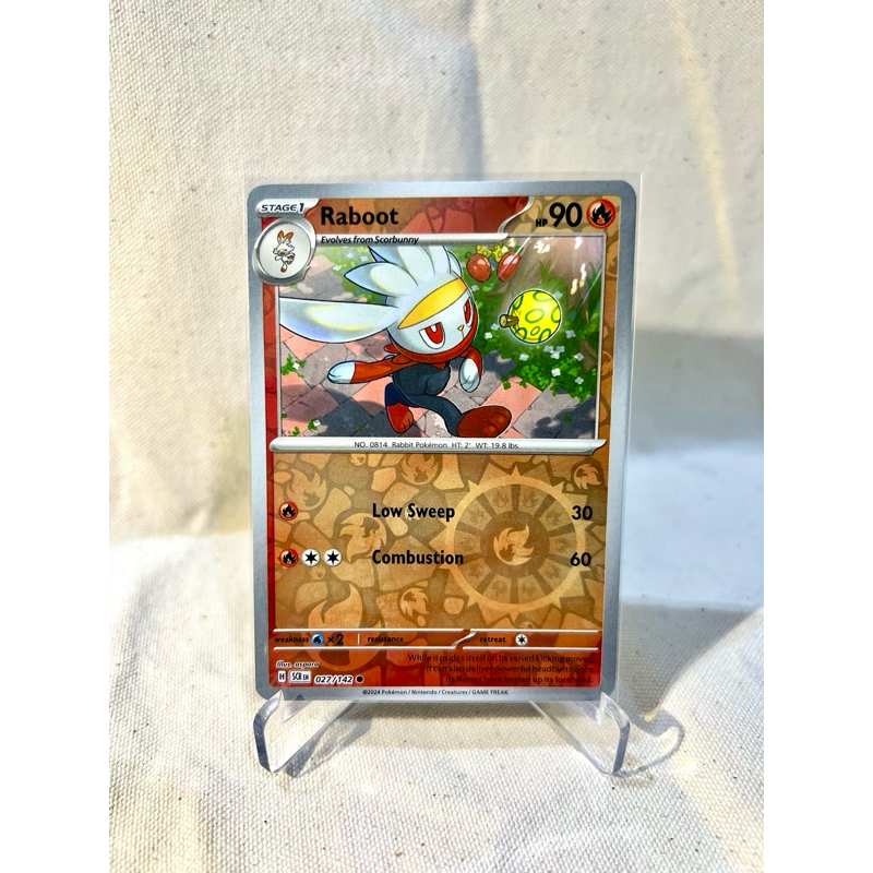 Thẻ Pokemon tcg Raboot Reverse holo eng chính hãng | Shopee Việt Nam