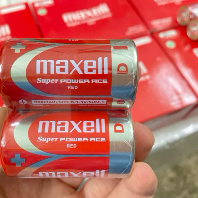 Hộp 24 Viên Pin MAXELL Đại Đỏ R20P 1.5v Size D Siêu Bền Hàng Nhập Khẩu ...