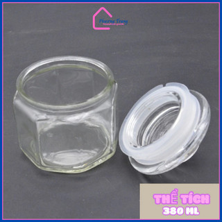 Hủ thủy tinh cao cấp nắp thủy tinh, hủ thủy tinh 380ml,550ml,900ml,1500ml,2000ml,3000ml - Phương Trang