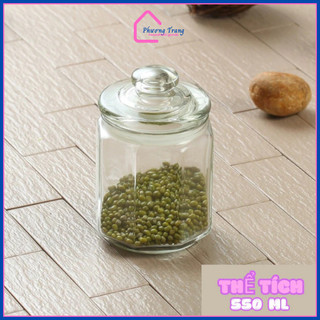 Hủ thủy tinh cao cấp nắp thủy tinh, hủ thủy tinh 380ml,550ml,900ml,1500ml,2000ml,3000ml - Phương Trang